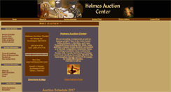 Desktop Screenshot of holmesauction.com